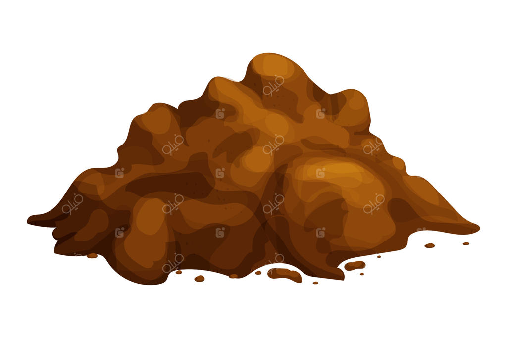 توده خاک، طراحی تپه زمین. کمپوست باغبانی ارگانیک، خاک. باغبانی. گل قهوه‌ای یا چمن، رس.