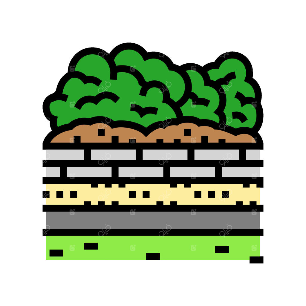 تصویر رنگی: نگهداری و حاشیه‌زنی باغچه