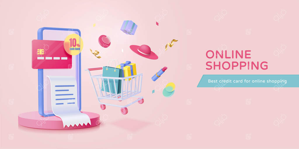 قالب پاداش کارت اعتباری سه بعدی