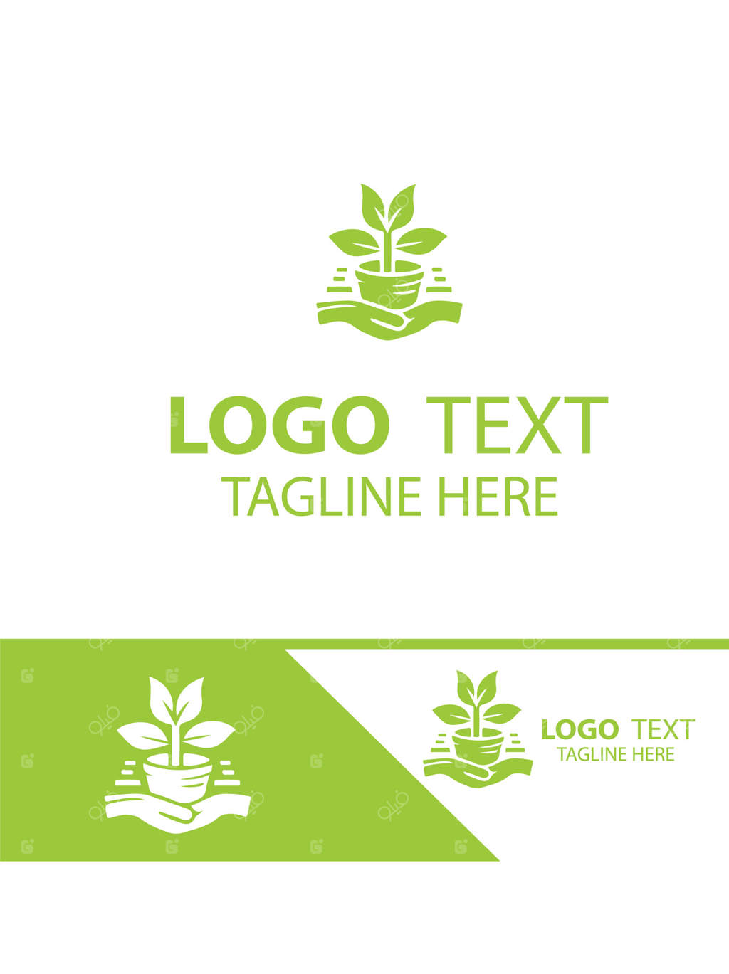 لوگوی باغبانی "نجوای باغ"