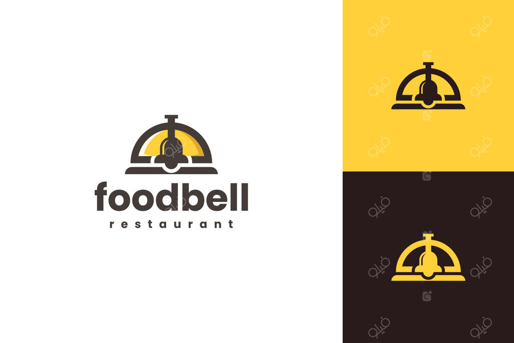 طراحی لوگوی زنگ غذا