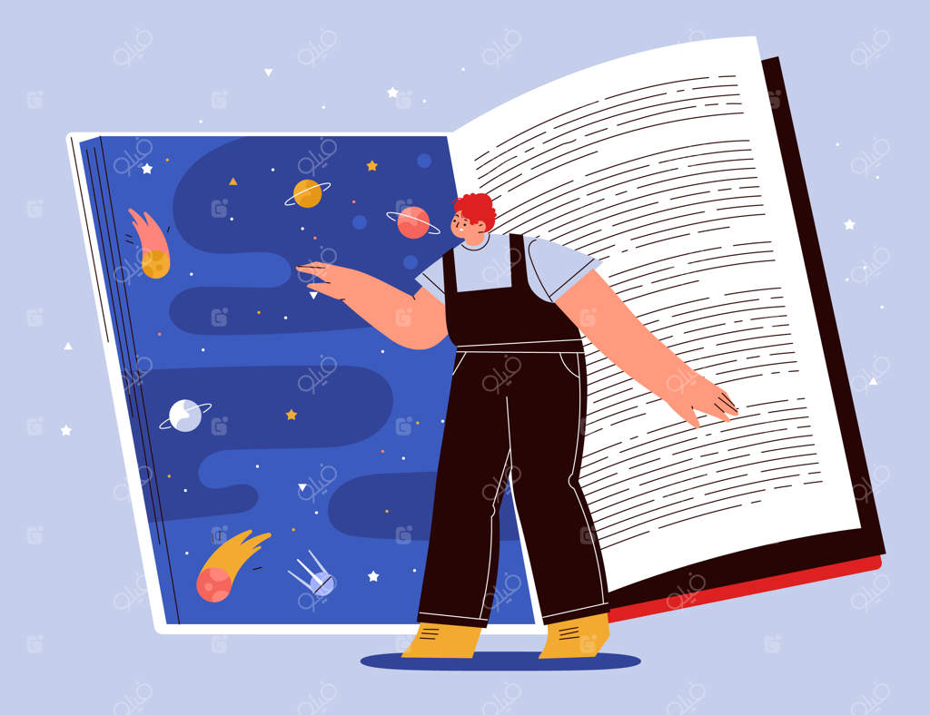 روز جهانی کتاب؛ تصویرسازی جهان مسطح