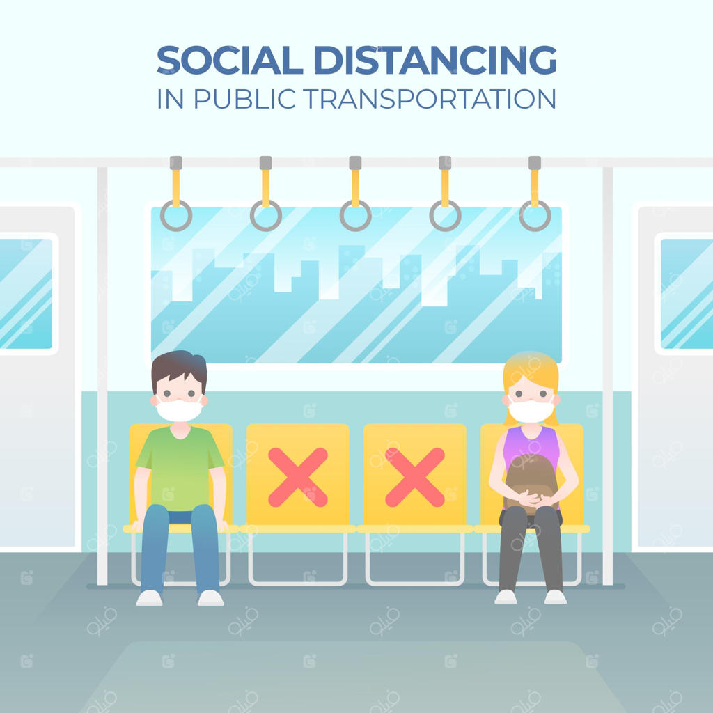 مفهوم فاصله‌گذاری اجتماعی با نشستن دور از هم