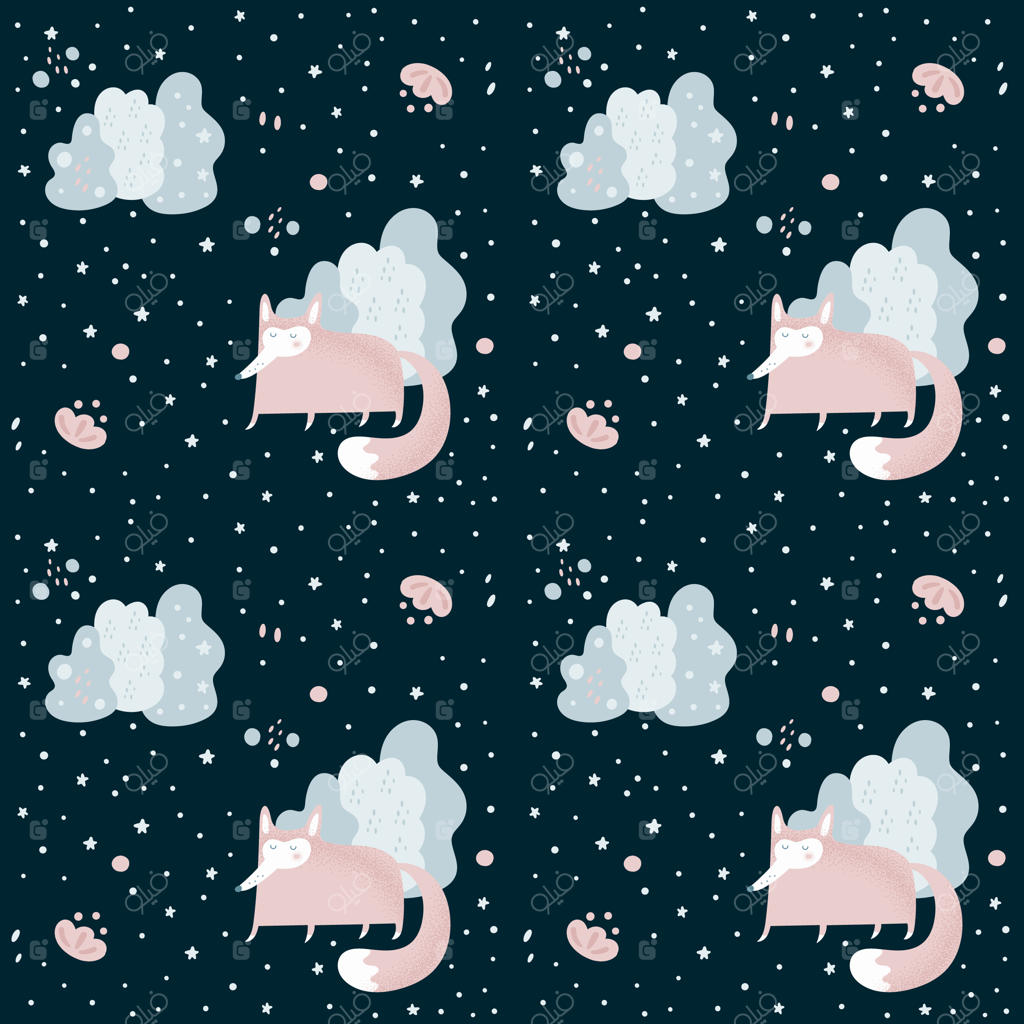 پترن روباه در جنگل