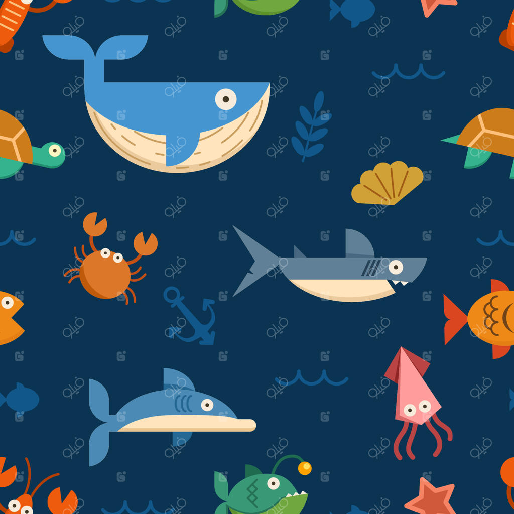 پترن بی‌وقفه زندگی دریایی