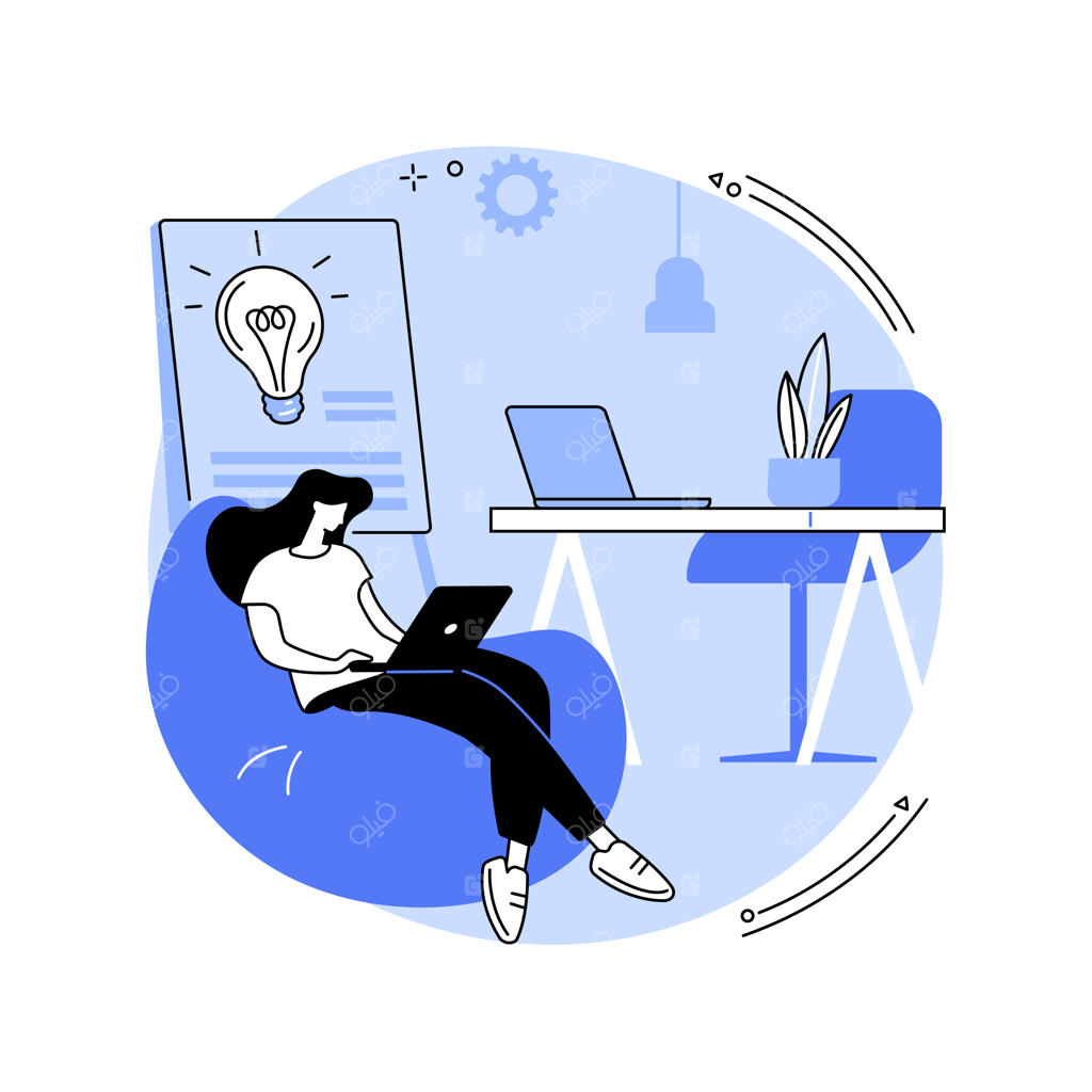 تصویر مفهومی از محیط کار مدرن