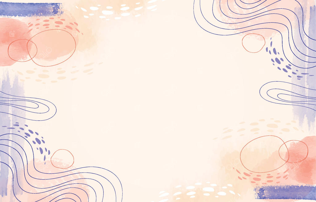 پس‌زمینه هنر انتزاعی با افکت قلم‌مو آبرنگی