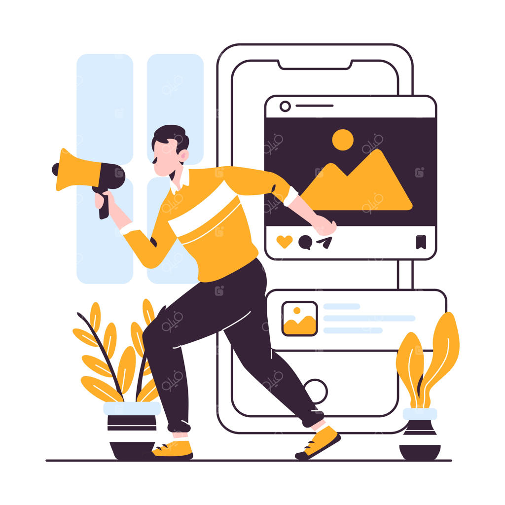 تصویرسازی مفهوم بازاریابی