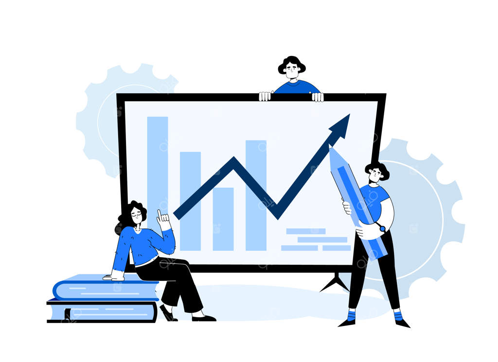 مفهوم کسب‌و‌کار: افراد نزدیک به طرح‌ها با مداد. زنی با کتاب‌ها. دختری با خودکار. تیم کاری