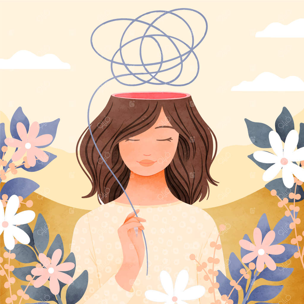 پوستر آگاهی‌بخشی برای روز جهانی بهداشت روان