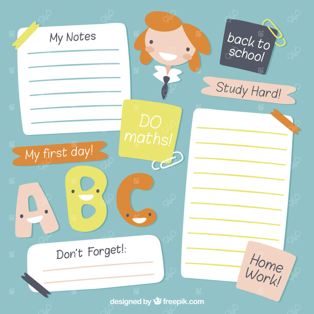 مجموعه یادداشت‌های مدرسه