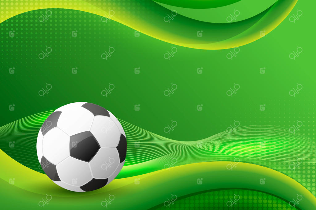 پس‌زمینه فوتبال انتزاعی با گرادیان رنگی