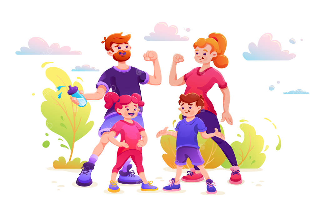 خانواده سالم و تندرست: راز یک سبک زندگی سالم و دوست‌داشتنی