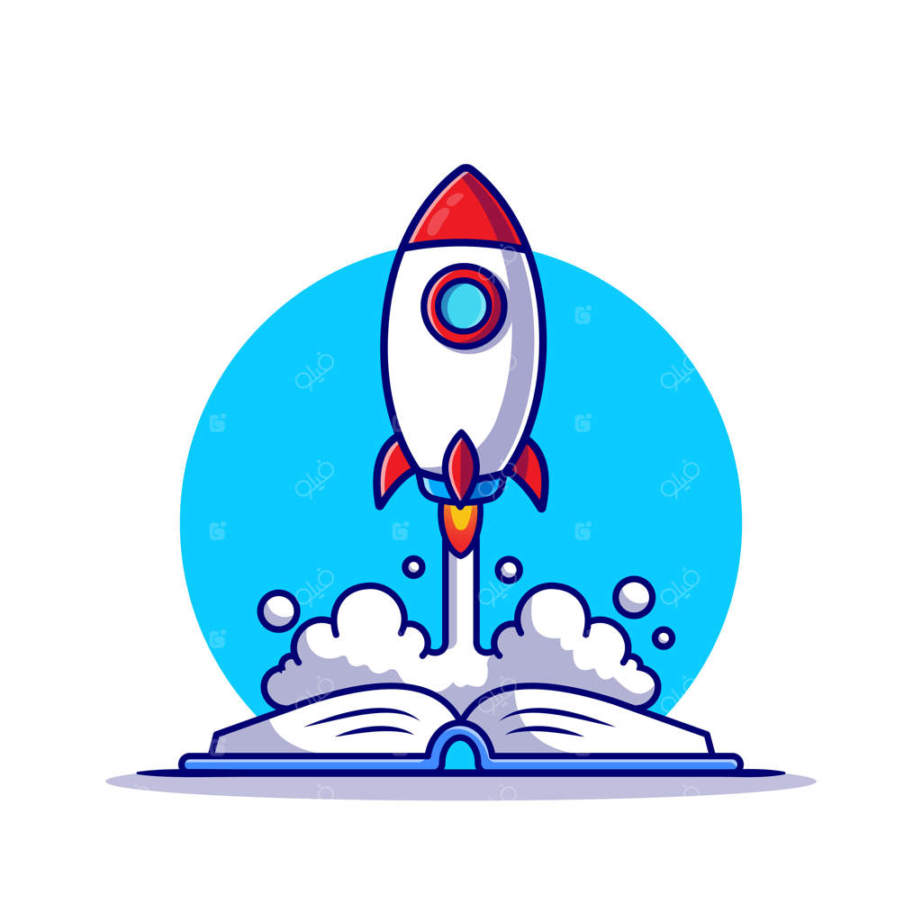 پرتاب موشک در تصویرسازی کتاب