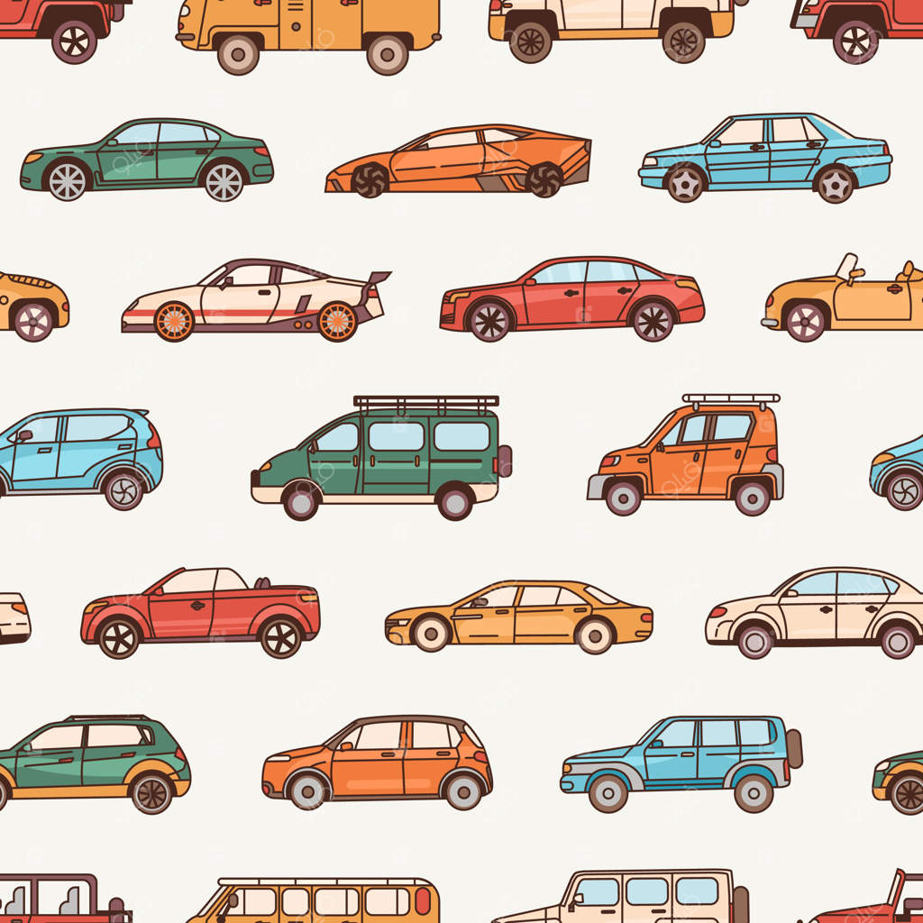 پترن یکپارچه با خودروهایی با سبک‌های مختلف ساختار بدنه