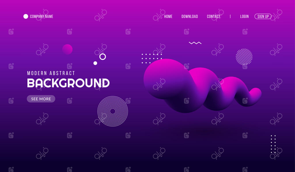 پس‌زمینه انتزاعی مدرن