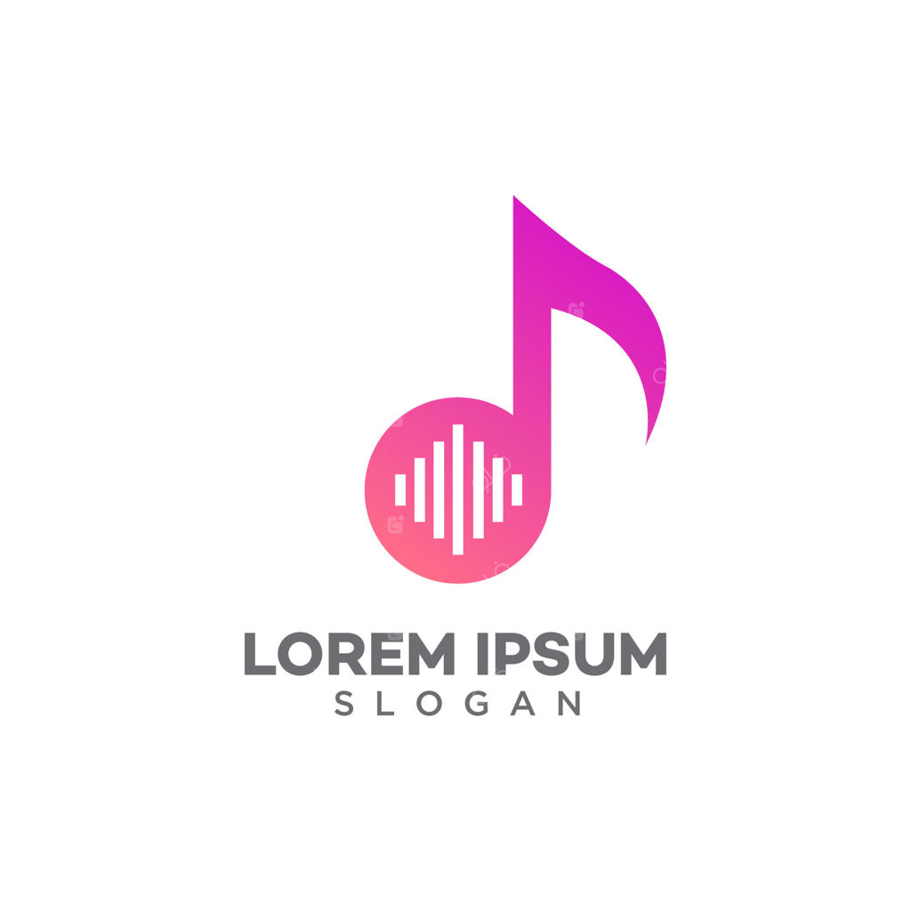 قالب طراحی لوگو موسیقی