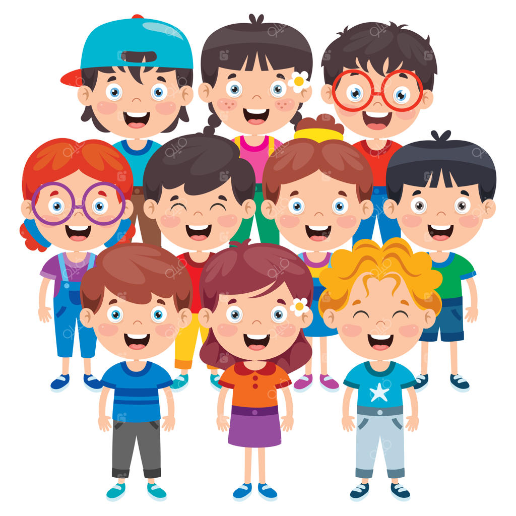 بچه‌های خوشحال در حال شادی و بازی