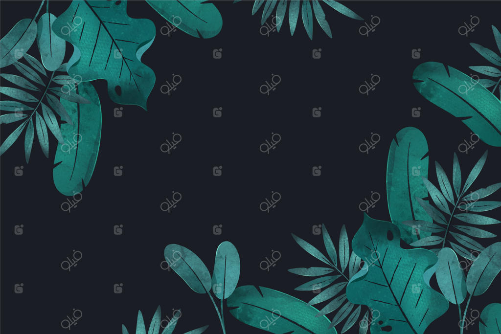 کاغذ دیواری استوایی با فضای خالی