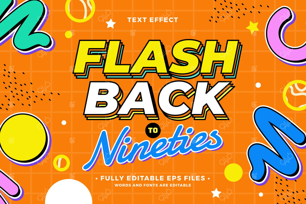 پس‌زمینه نوستالژیک به سبک ممفیس رنگارنگ