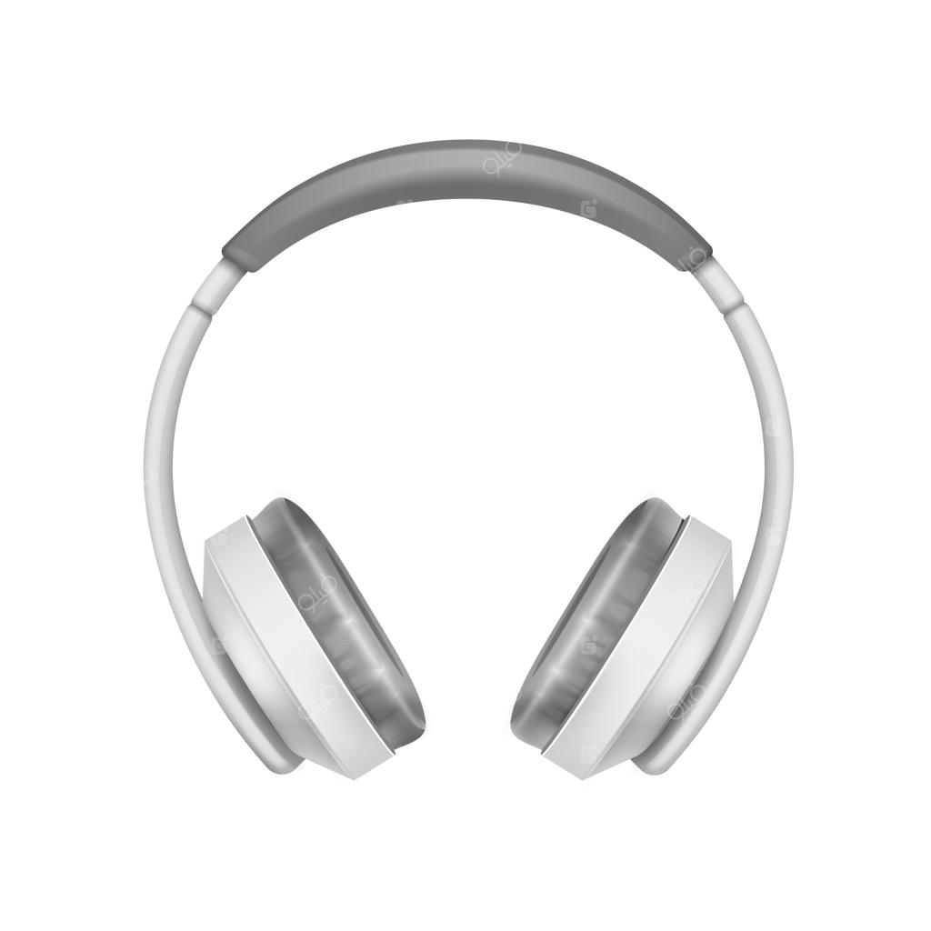 هدفون بی‌سیم واقعی از نزدیک و نمای بالا