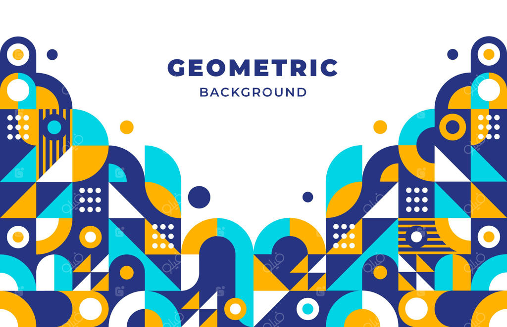 پس‌زمینه موزاییکی تخت