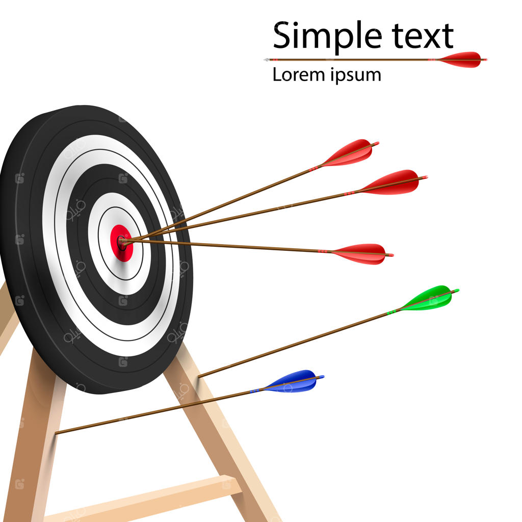 پیکان‌هایی که به هدف می‌خورند.