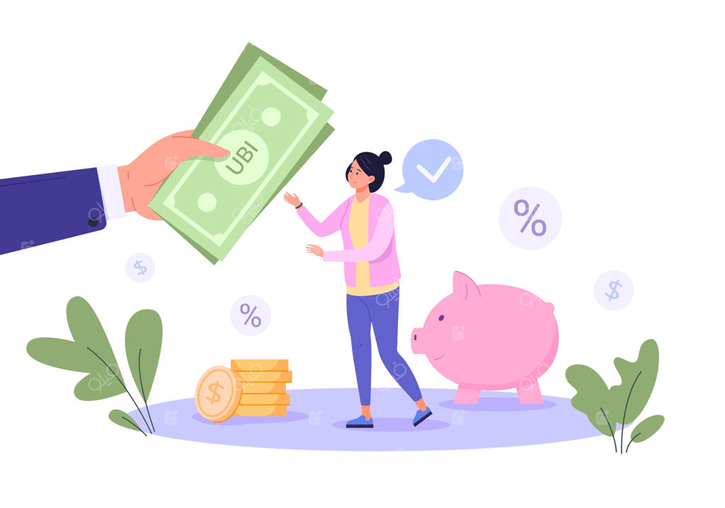 مدل تجاری درآمد پایه همگانی: مفاهیم اساسی مالی، مالیات، حقوق و اقتصاد اجتماعی - کمک به رفاه، پول نقد و رفع فقر از طریق بانک‌ها و جامعه