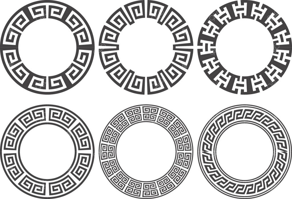 قاب‌های حاشیه‌ای سبک یونانی