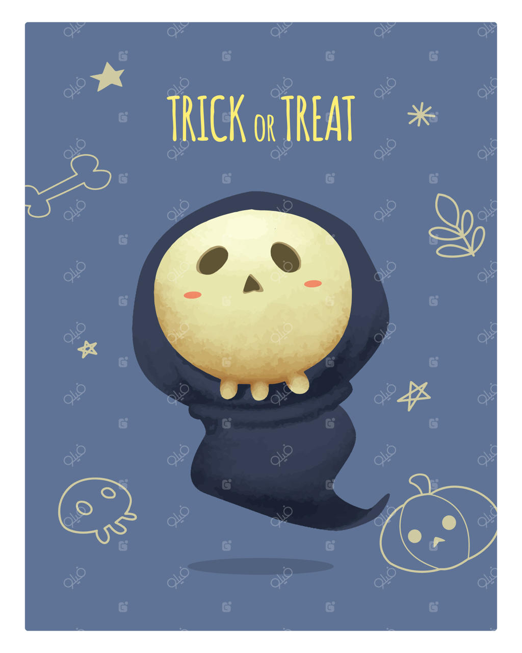 تصویرسازی با تم هالووین