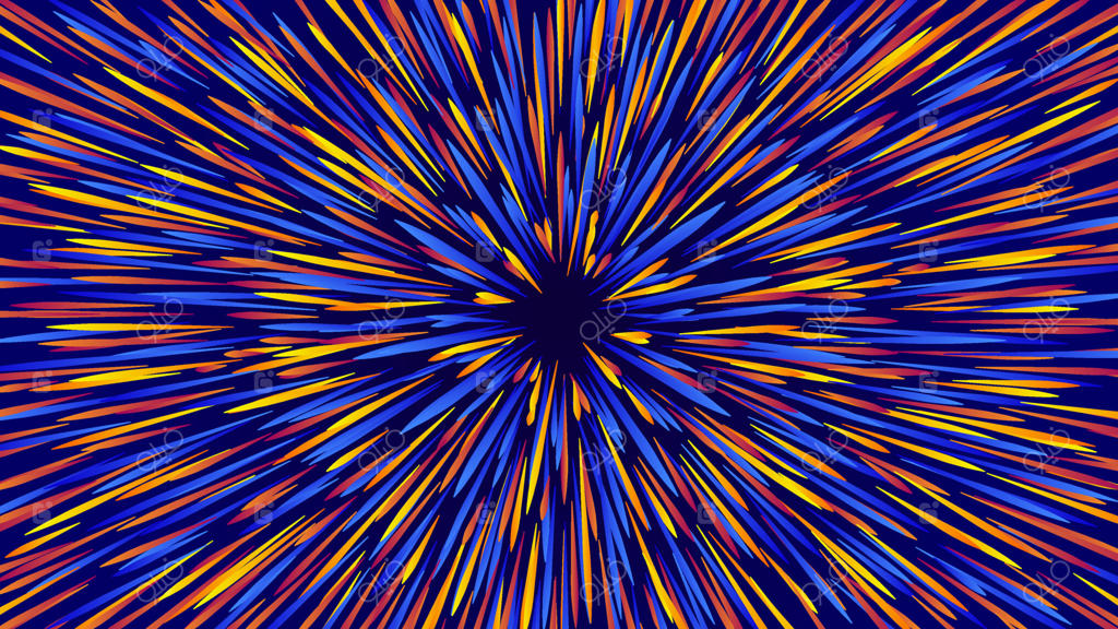 پس‌زمینه هندسی دایره‌ای انتزاعی. پترن حرکتی هندسی دایره‌ای آینده‌نگر. پس‌زمینه رنگارنگ و انتزاعی.