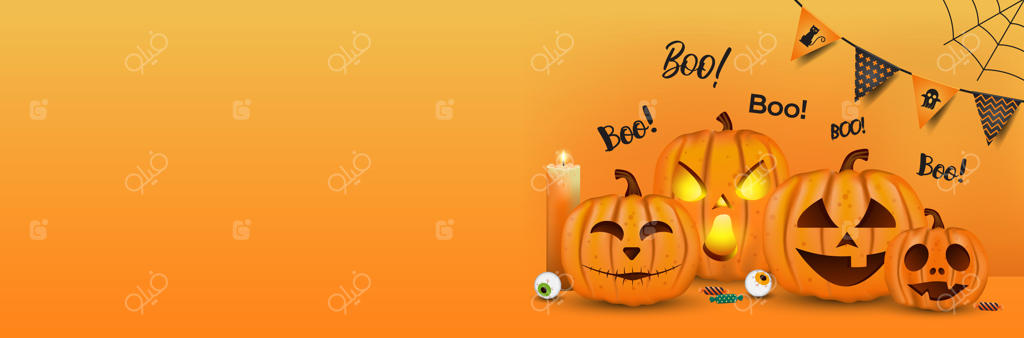 طراحی بنر با موضوع هالووین