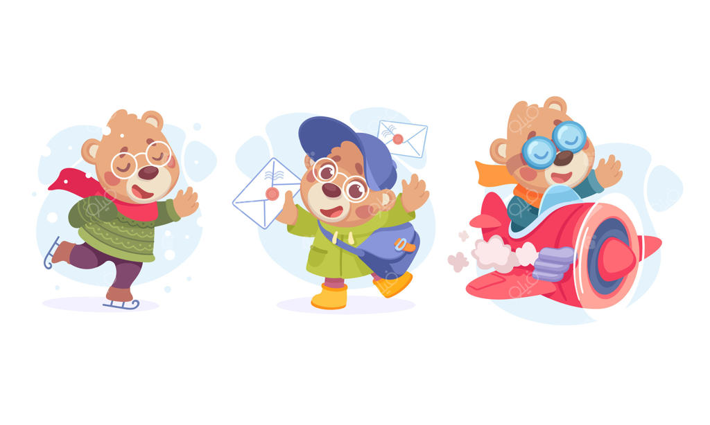 شخصیت‌های حیوانی بازیگوش و ماجراجو در حال انجام فعالیت‌های سرگرم‌کننده با یکدیگر