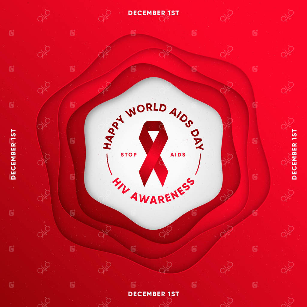 روز جهانی ایدز با طراحی کاغذی