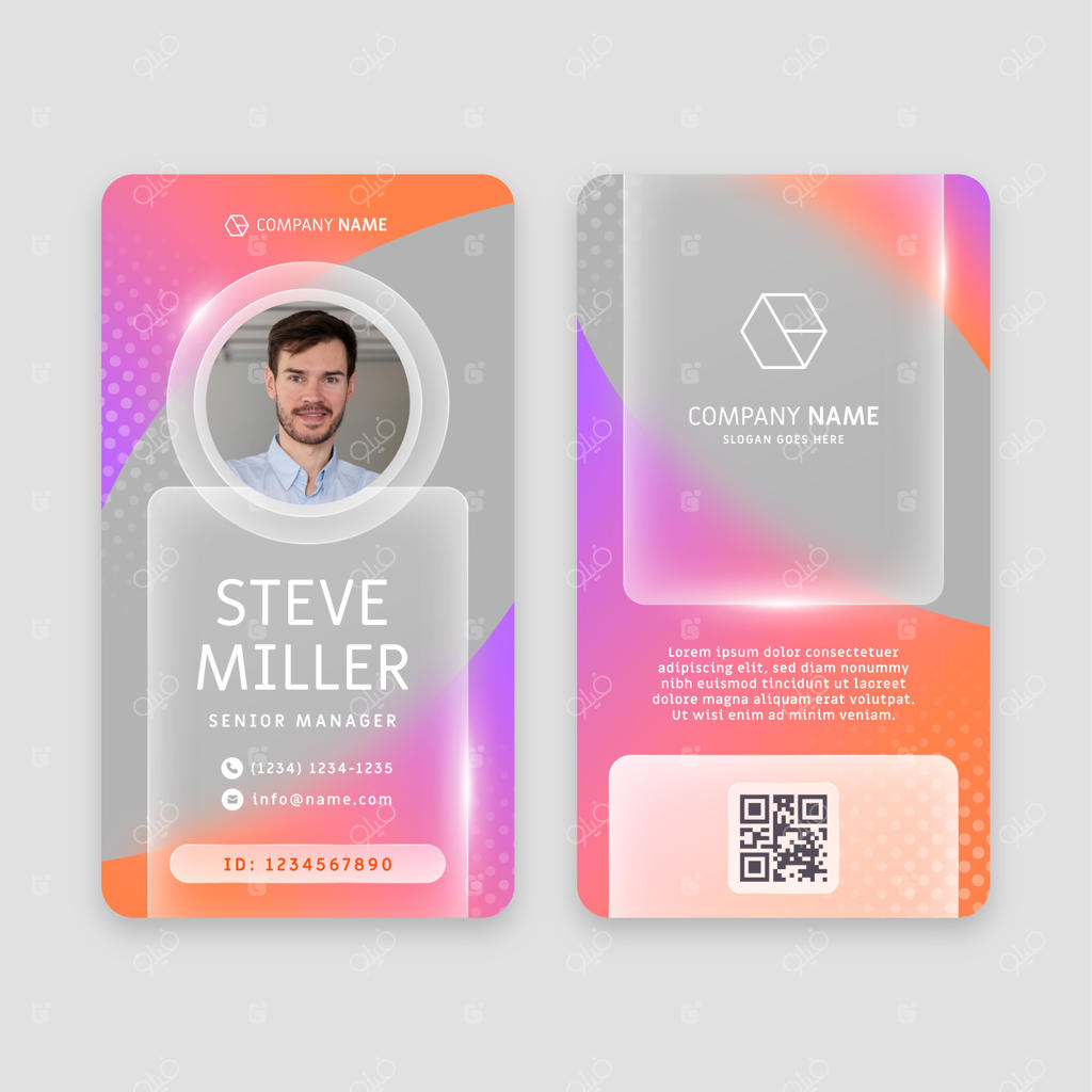 طراحی قالب کارت شناسایی