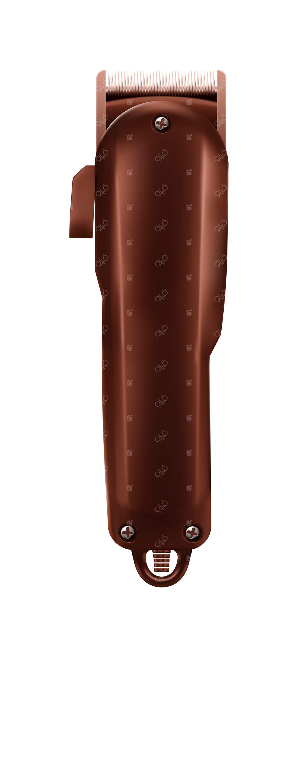 ماشین اصلاح موی سر، ابزار ضروری آرایشگاه روی زمینه سفید