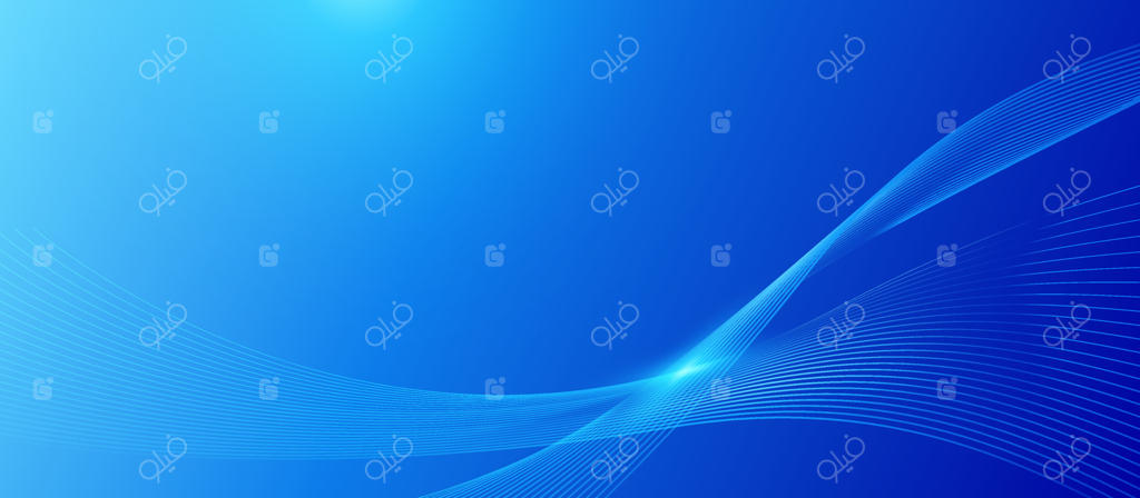 کاوش در طراحی خیره‌کننده پس‌زمینه موج‌دار آبی به صورت وکتور حرفه‌ای