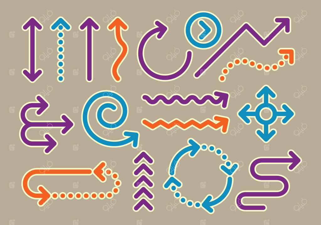 مجموعه‌ای از پیکان‌ها