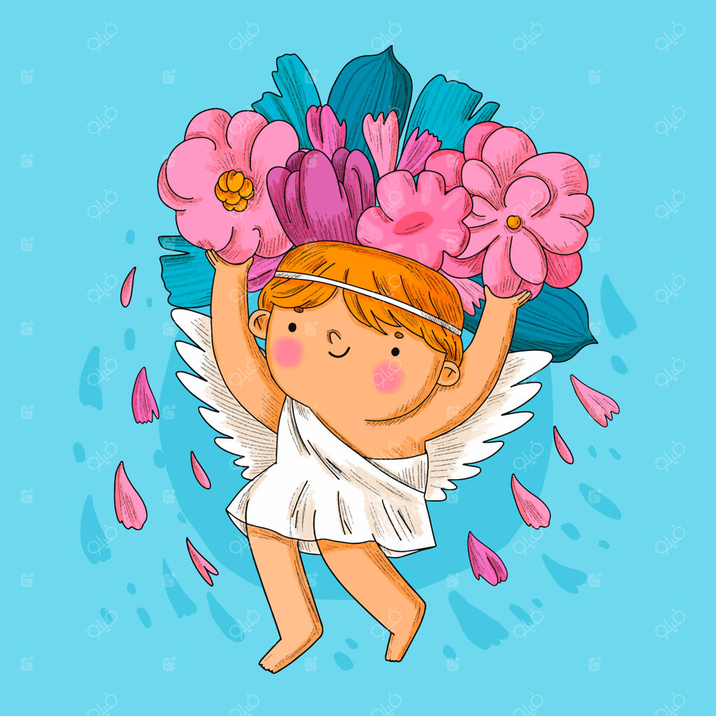 تصویرسازی دستی روز ولنتاین