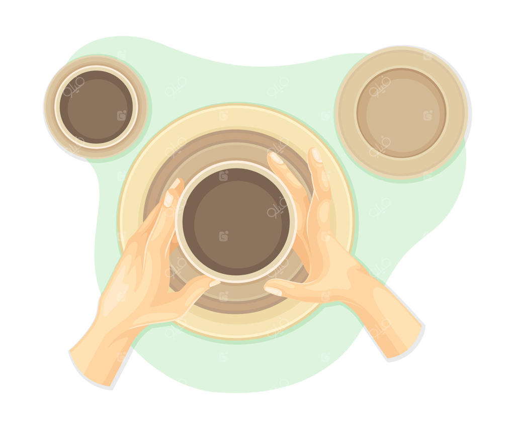 ساخت کوزه با دست: نمای بالا از فرایند خلاقانه، ایده‌های سرگرمی و صنایع دستی