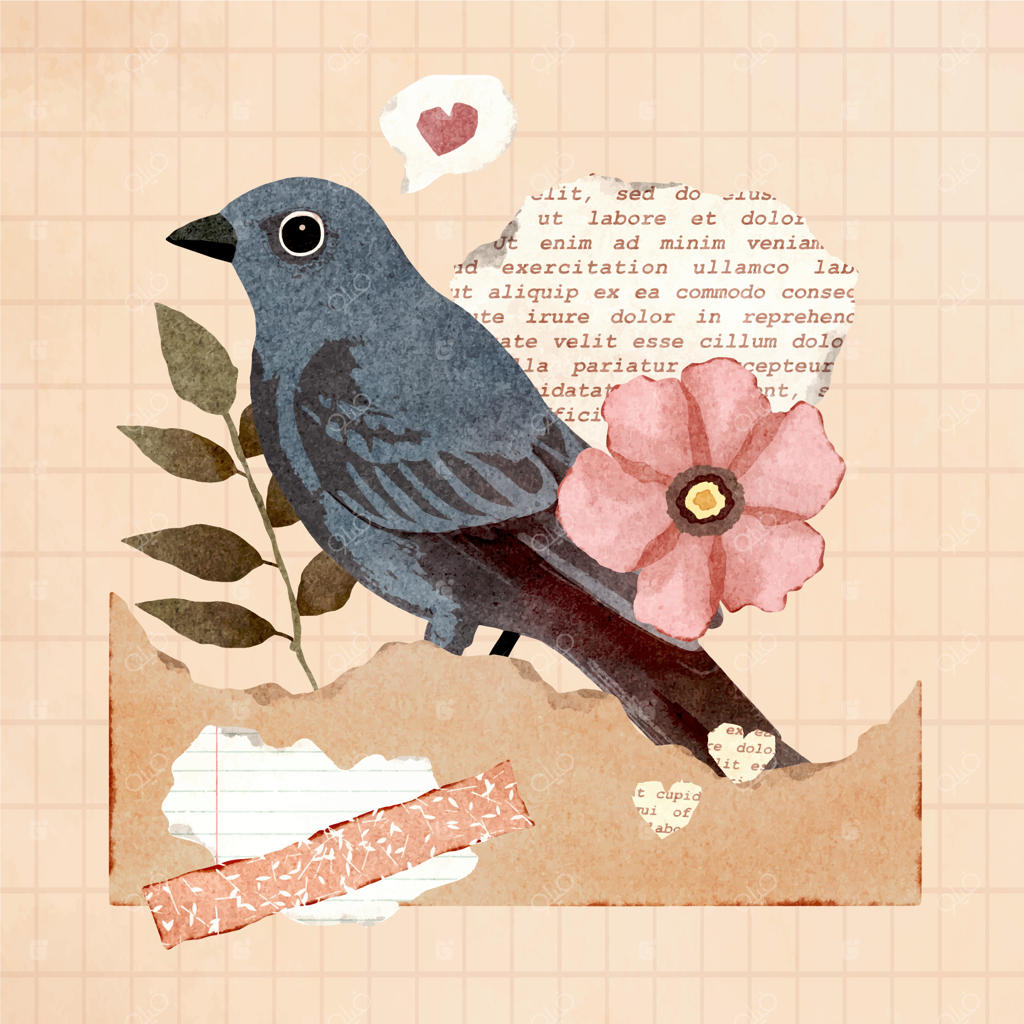 تصویرسازی کلاژ کلاسیک