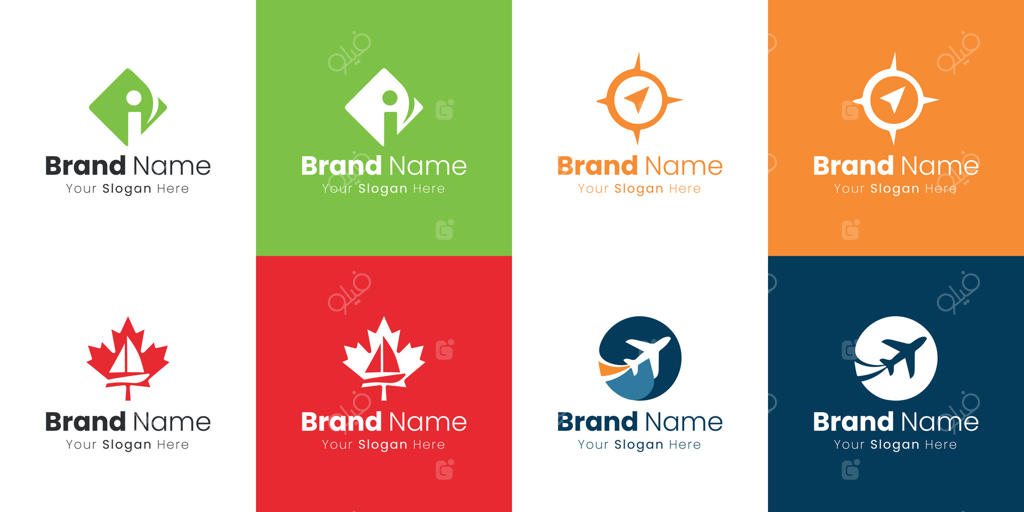 طراحی‌های نوآورانه لوگو برای برندهای گردشگری، هوانوردی و ناوبری