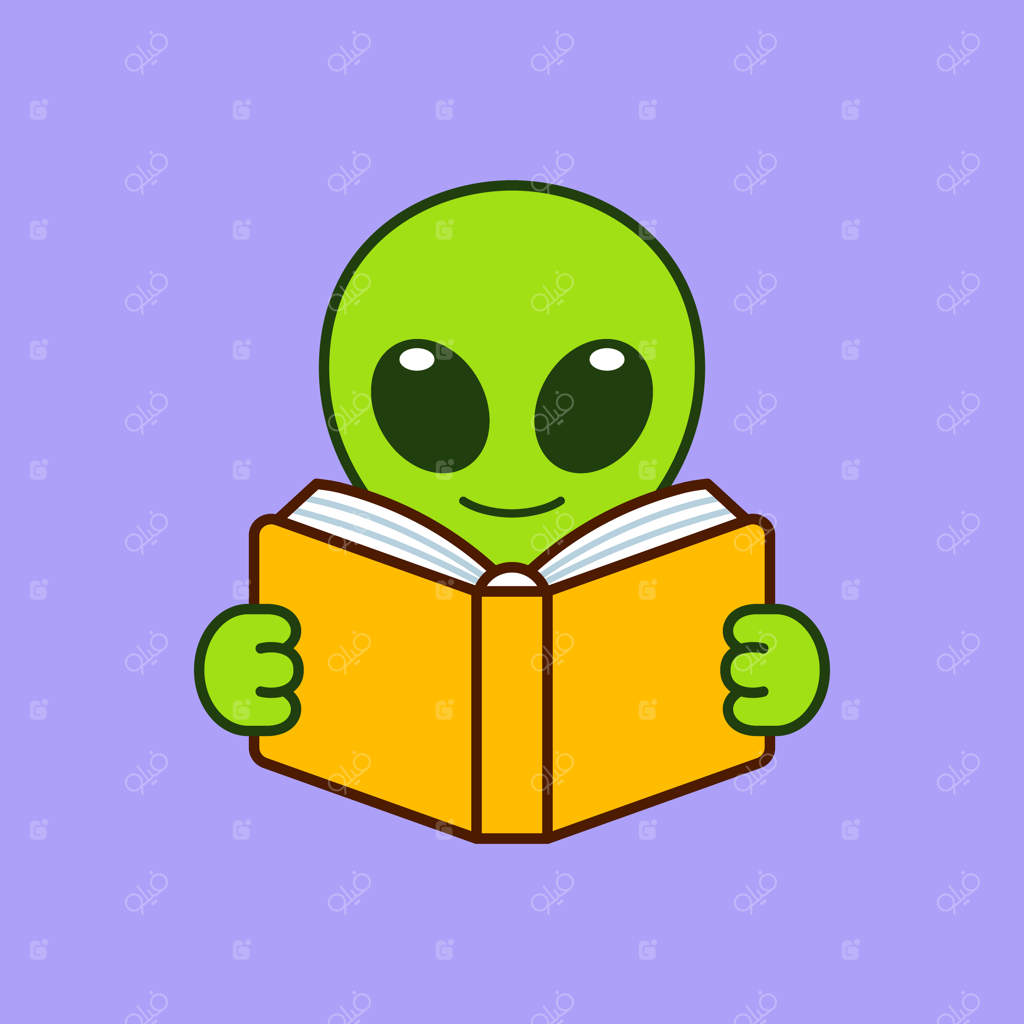 بیگانه‌ی جذاب در حال کتاب‌خوانی