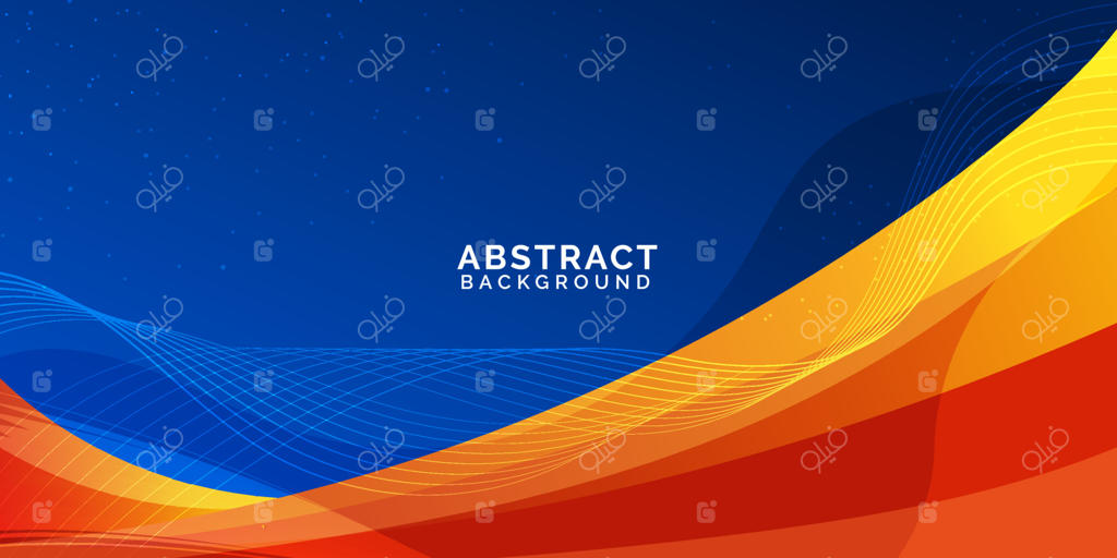 پس‌زمینه انتزاعی آبی