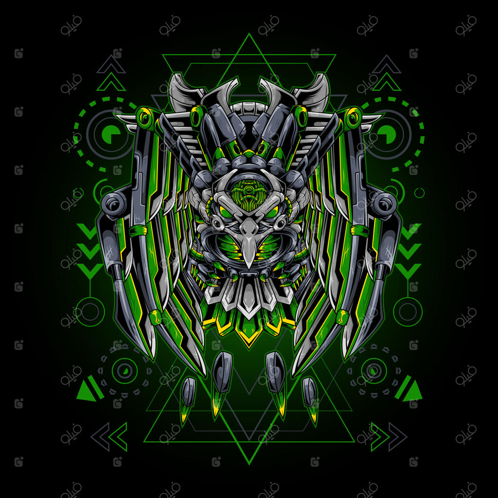 ربات عقاب و هندسه مقدس