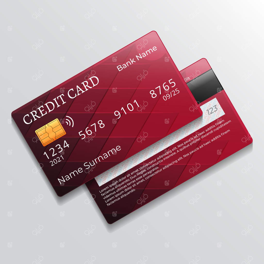 طراحی واقع‌گرایانه کارت اعتباری