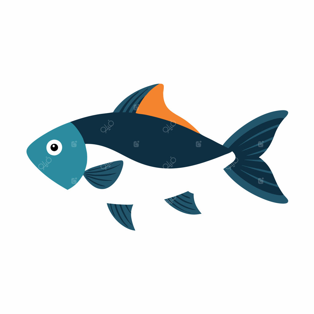 تصویرسازی وکتور ماهی دریایی