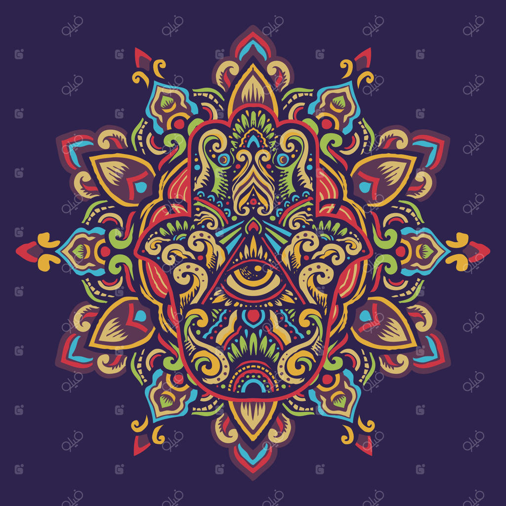 دست فاطمه با طراحی دست‌ساز و تزیینات زیبا