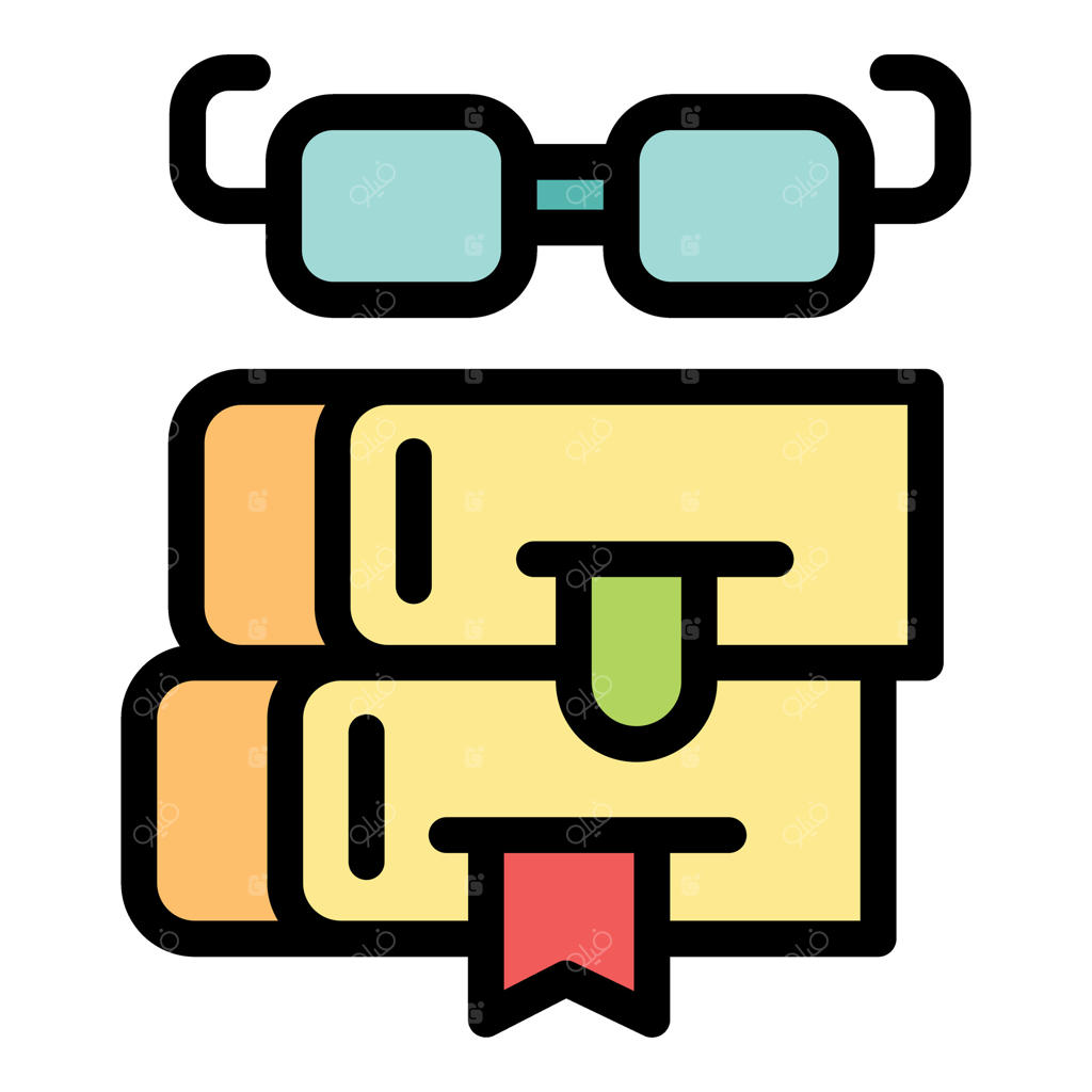 کتاب‌ها با نشانک‌ها: نماد مطالعه و خواندن