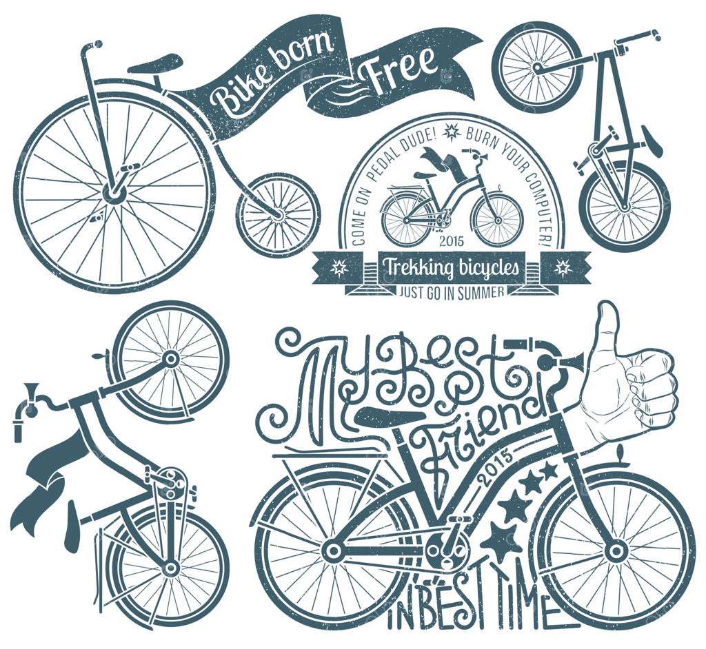 طراحی لترینگ برای لوگوی دوچرخه